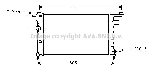 AVA QUALITY COOLING Radiators, Motora dzesēšanas sistēma OL2183